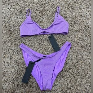 Triangl Bikini NWT - Maia Purple Sparkle XSmall